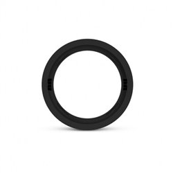 Collerette incurvée noire Ø226 x 25 mm pour Downlight LED CYNIUS
