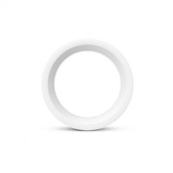 Collerette incurvée blanche Ø226 x 25 mm pour Downlight LED CYNIUS