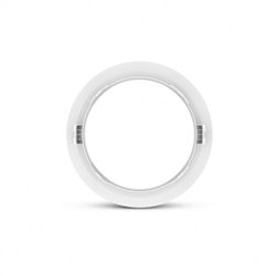Collerette incurvée blanche Ø226 x 25 mm pour Downlight LED CYNIUS