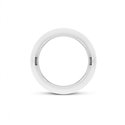 Collerette incurvée blanche Ø226 x 25 mm pour Downlight LED CYNIUS