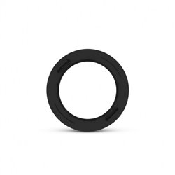 Collerette flat noire Ø168 x 25 mm pour Downlight LED CYNIUS