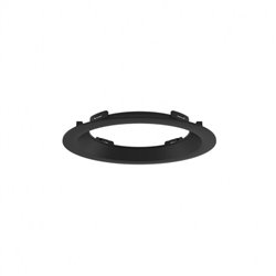 Collerette incurvée noire Ø176 x 25 mm pour Downlight LED CYNIUS
