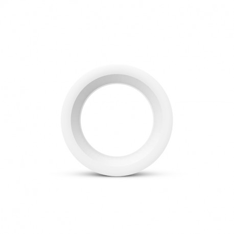 Collerette incurvée blanche Ø197 x 25 mm pour Downlight LED CYNIUS