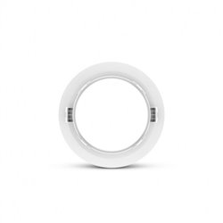 Collerette incurvée blanche Ø197 x 25 mm pour Downlight LED CYNIUS