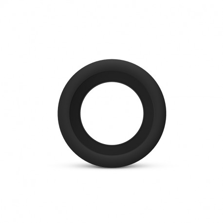 Collerette incurvée noire Ø146 x 25 mm pour Downlight LED CYNIUS