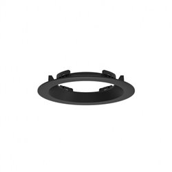 Collerette incurvée noire Ø146 x 25 mm pour Downlight LED CYNIUS
