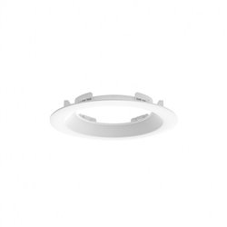 Collerette incurvée blanche Ø146 x 25 mm pour Downlight LED CYNIUS