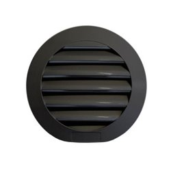 Auvent extérieur Noir ⌀168 mm L 43 mm