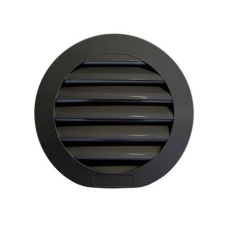 Auvent extérieur Noir ⌀168 mm L 43 mm