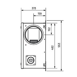 Caisson de ventilation CATB extra-plat ECOWATT 1200m3/h Dépressostat + pression régulée