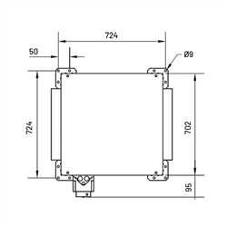 Caisson de ventilation CATB N 3800m3/h Interrupteur