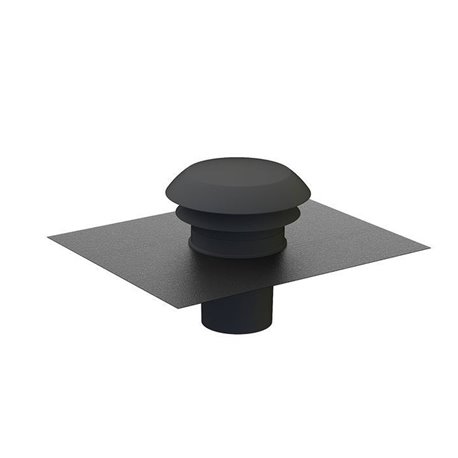 Chapeau de toiture Rond Ardoise ø160 mm Plastique Chapeau de toiture Rond Ardoise ø160 mm Plastique