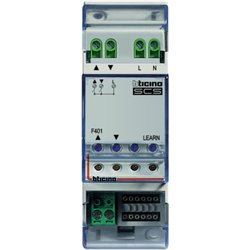 Actionneur MyHOME_Up modulaire 2 relais pour gestion avancée volets motorisés 2 modules F401