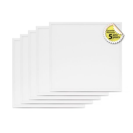 Lot de 5 Plafonniers LED 36W 3960 Lm Blanc neutre GALAXIE