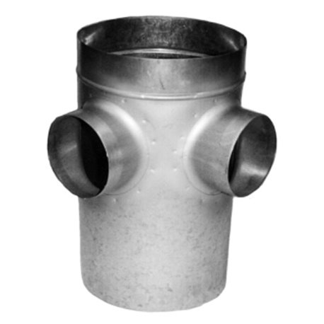 Collecteur d'étage Sans joint 2 piquages 180° Ø250mm