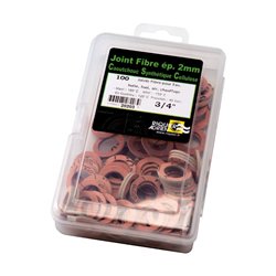 Lot de 100 joints fibre rose en boîte 28202 Ø 1/2" mm