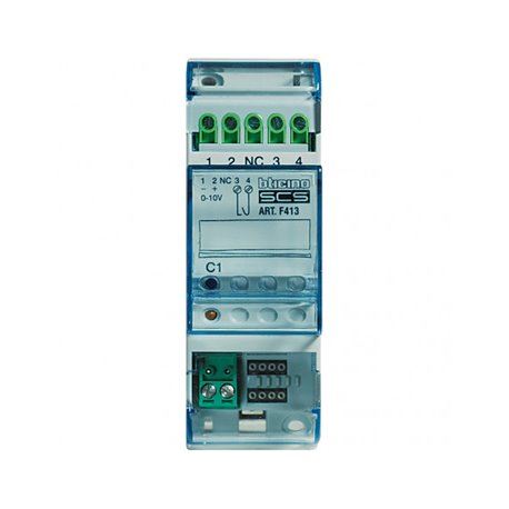 Actionneur variateur modulaire MyHOME_Up ballast ou driver LEDs 460W max 2 modules F413N