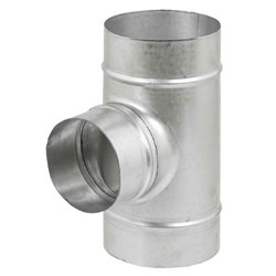 Té équerre 90° ø160/125mm sans joint