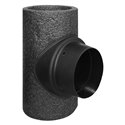 Té 90° Ø150/125mm