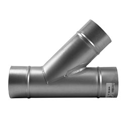 Té 45° Ø80/80mm sans joint