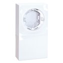 Cadre Fonction simple 1 poste H22 mm Blanc