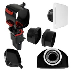 Kit accessoires réseau Pluggit Avec nourrice T4 + 2 sanitaires