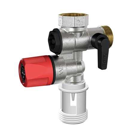 Groupe de sécurité droit 3/4" pour chauffe-eau Groupe de sécurité droit 3/4" pour chauffe-eau
