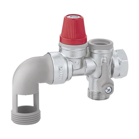 Groupe de sécurité coudé 3/4" pour chauffe-eau