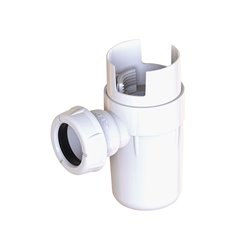 Groupe de sécurité coudé 3/4" avec siphon entonnoir pour chauffe-eau