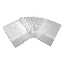 Conduit plat PVC rigide 55x110 mm