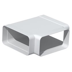 Té Horizontal rectangulaire sans joint 55x110mm