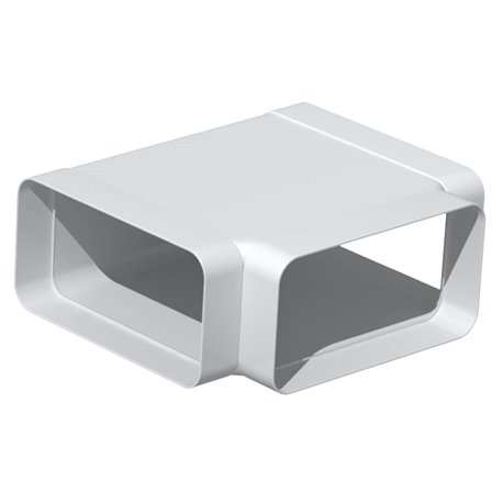 Té Horizontal rectangulaire sans joint 55x110mm