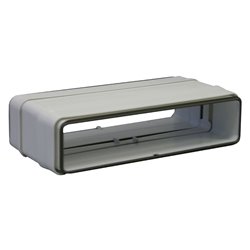 Manchon Droit rectangulaire avec joint 40x220 mm