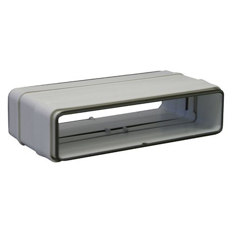 Manchon Droit rectangulaire avec joint 40x220 mm