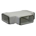 Té Horizontal rectangulaire avec joint 55x220 mm