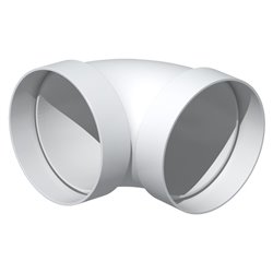 Coude 90° Circulaire ø100 mm sans joint