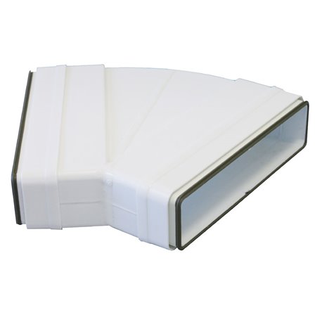 Coude 45° horizontal rectangulaire 55x110 mm avec joint