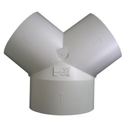 Dérivation PVC Ø80 mm x 3