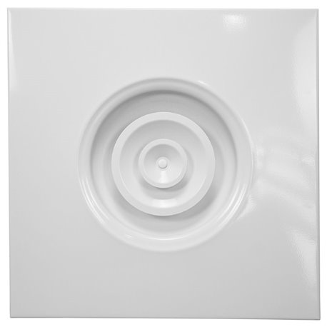Diffuseur circulaire à jet réglable carré Ø315 mm