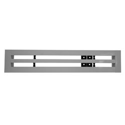 Diffuseur linéaire à fentes réglables Aluminium 2 fentes L1135 mm