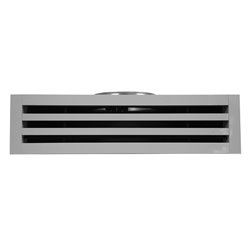 Diffuseur linéaire à fentes réglables Aluminium 3 fentes L1135 mm