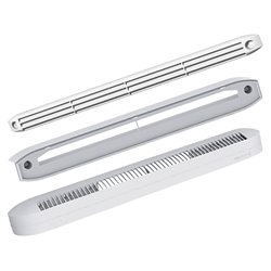 Entrée d'air autoréglable acoustique ECA MINI Standard Blanc 15/22/30 m3/h