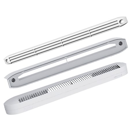 Entrée d'air autoréglable acoustique ECA MINI Standard Blanc 15/22/30 m3/h