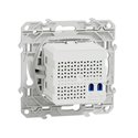 Prise RJ45 CPL Odace compatible standard HPAV S520490 Blanc 