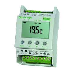 Thermostat modulaire 2 étages T2S + 2C DIGIT 230 Volts