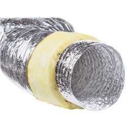 Gaine souple isolée Longueur 10m Isolation phonique 25mm ø100mm