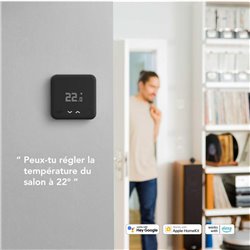 Pack thermostat filaire Black Edition avec tête Basic Duo Pack STKit-B-SRT2