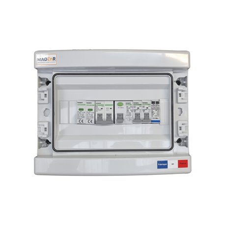 Coffret de protection mixte DC + AC Monophasé 3 kW pour onduleur solaire