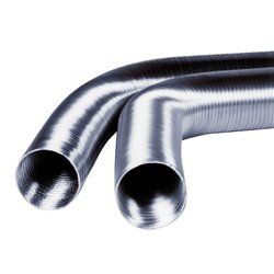 Conduit spiralé CMS Longueur 3000 mm Ø125mm Tôle alu