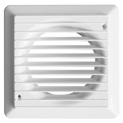 Grille de prise d'air Plastique Ø 100mm